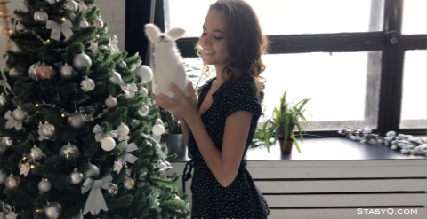 Sexy Christmas bunny:)